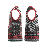 New Zealand Kiwi Santa Christmas Knitted V-Neck Vest He Wairua Kirihimete LT9 - Polynesian Pride