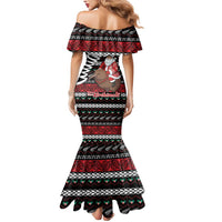 New Zealand Kiwi Santa Christmas Mermaid Dress He Wairua Kirihimete LT9 - Polynesian Pride