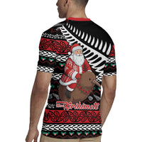 New Zealand Kiwi Santa Christmas Rugby Jersey He Wairua Kirihimete LT9 - Polynesian Pride