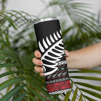 New Zealand Kiwi Santa Christmas Skinny Tumbler He Wairua Kirihimete LT9 - Polynesian Pride