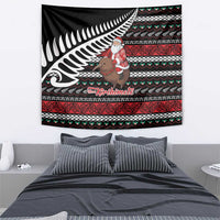 New Zealand Kiwi Santa Christmas Tapestry He Wairua Kirihimete LT9 - Polynesian Pride