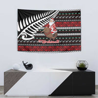 New Zealand Kiwi Santa Christmas Tapestry He Wairua Kirihimete LT9 - Polynesian Pride