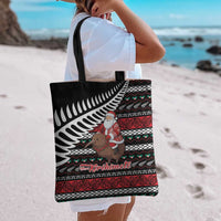 New Zealand Kiwi Santa Christmas Tote Bag He Wairua Kirihimete LT9 - Polynesian Pride