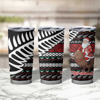 New Zealand Kiwi Santa Christmas Tumbler Cup He Wairua Kirihimete LT9 - Polynesian Pride