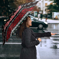 New Zealand Kiwi Santa Christmas Umbrella He Wairua Kirihimete LT9 - Polynesian Pride