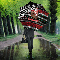 New Zealand Kiwi Santa Christmas Umbrella He Wairua Kirihimete LT9 - Polynesian Pride
