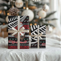 New Zealand Kiwi Santa Christmas Wrapping Paper He Wairua Kirihimete LT9 - Polynesian Pride