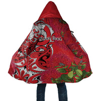 Personalised New Zealand Koru Pohutukawa Cloak Meri Kirihimete Aroha for Christmas LT9 Unisex Red - Polynesian Pride