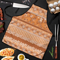 Hawaiian Hibiscus Honu Apron Gold Mele Kalikimaka Palaka Spirit - Polynesian Pride