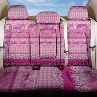 Hawaiian Hibiscus Honu Back Car Seat Cover Pink Mele Kalikimaka Palaka Spirit LT9 One Size Pink - Polynesian Pride