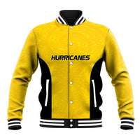 New Zealand Rugby Pacific Custom Baseball Jacket Hau Awhiowhio Maori Tribal Tattoo LT9 Unisex Gold - Polynesian Pride