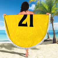 New Zealand Rugby Pacific Custom Beach Blanket Hau Awhiowhio Maori Tribal Tattoo LT9 - Polynesian Pride
