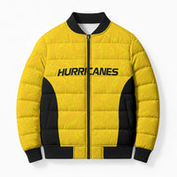 New Zealand Rugby Pacific Custom Bomber Puffer Jacket Hau Awhiowhio Maori Tribal Tattoo - Polynesian Pride