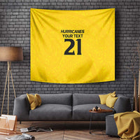 New Zealand Rugby Pacific Custom Tapestry Hau Awhiowhio Maori Tribal Tattoo LT9 Gold - Polynesian Pride