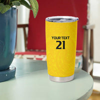 New Zealand Rugby Pacific Custom Tumbler Cup Hau Awhiowhio Maori Tribal Tattoo LT9 - Polynesian Pride