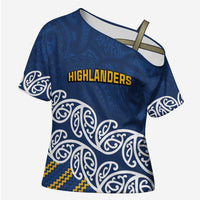 New Zealand Rugby Pacific Custom Cross Shoulder Shirt Kahupeka Maori Kowhaiwhai Pattern - Polynesian Pride