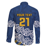 New Zealand Rugby Pacific Custom Family Matching Off The Shoulder Long Sleeve Dress and Hawaiian Shirt Kahupeka Maori Kowhaiwhai Pattern LT9 - Polynesian Pride