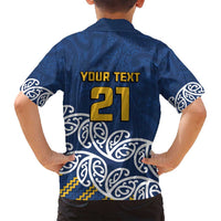 New Zealand Rugby Pacific Custom Family Matching Tank Maxi Dress and Hawaiian Shirt Kahupeka Maori Kowhaiwhai Pattern LT9 - Polynesian Pride