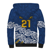 New Zealand Rugby Pacific Custom Sherpa Hoodie Kahupeka Maori Kowhaiwhai Pattern LT9 - Polynesian Pride