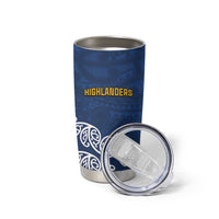 New Zealand Rugby Pacific Custom Tumbler Cup Kahupeka Maori Kowhaiwhai Pattern