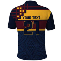 New Zealand Rugby Pacific Custom Polo Shirt Kahupeka Retro 2025 Taniko Motif LT9 - Polynesian Pride
