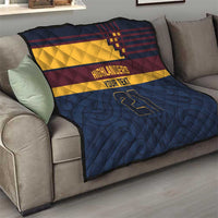 New Zealand Rugby Pacific Custom Quilt Kahupeka Retro 2025 Taniko Motif