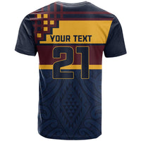 New Zealand Rugby Pacific Custom T Shirt Kahupeka Retro 2025 Taniko Motif LT9 - Polynesian Pride