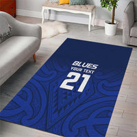New Zealand Rugby Pacific Custom Area Rug Kahurangi Auckland All Blue