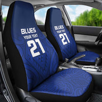 New Zealand Rugby Pacific Custom Car Seat Cover Kahurangi Auckland All Blue LT9 - Polynesian Pride