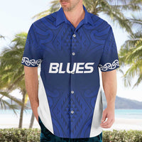 New Zealand Rugby Pacific Custom Hawaiian Shirt Kahurangi Auckland All Blue LT9 - Polynesian Pride