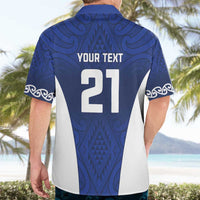 New Zealand Rugby Pacific Custom Hawaiian Shirt Kahurangi Auckland All Blue LT9 - Polynesian Pride