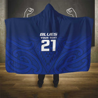 New Zealand Rugby Pacific Custom Hooded Blanket Kahurangi Auckland All Blue LT9 - Polynesian Pride