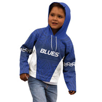New Zealand Rugby Pacific Custom Kid Hoodie Kahurangi Auckland All Blue LT9 - Polynesian Pride