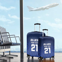 New Zealand Rugby Pacific Custom Luggage Cover Kahurangi Auckland All Blue