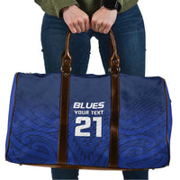 New Zealand Rugby Pacific Custom Travel Bag Kahurangi Auckland All Blue LT9 Blue - Polynesian Pride
