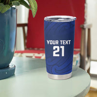 New Zealand Rugby Pacific Custom Tumbler Cup Kahurangi Auckland All Blue LT9 - Polynesian Pride