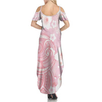 Japan Sakura Floral with Polynesian Vibe Family Matching Summer Maxi Dress and Hawaiian Shirt LT9 - Polynesian Pride