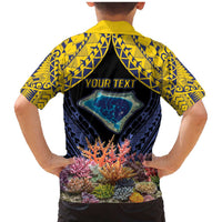 Tokelau Atafu Atoll Personalised Family Matching Mermaid Dress and Hawaiian Shirt Pacific Coral Reef Vibe LT9 - Polynesian Pride