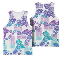 Vintage Hawaii Basketball Jersey Hibiscus Tapa Tribal With Hawaiian Quilt Pattern Purple LT9 - Polynesian Pride