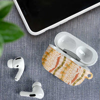Hawaiian Ohia Lehua Lei AirPods Case Plaid Palaka Ahiehie Pattern - Polynesian Pride