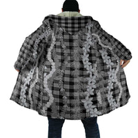 Hawaiian Ohia Lehua Lei Cloak Plaid Palaka Eleele Pattern - Polynesian Pride