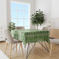 Hawaiian Ohia Lehua Lei Tablecloth Plaid Palaka Omaomao Pattern - Polynesian Pride