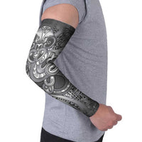 Aotearoa Maori Hei Tiki Arm Sleeves Kiwikiwi Kowhaiwhai Puhoro Motif LT9 - Polynesian Pride