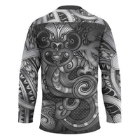 Aotearoa Maori Hei Tiki Hockey Jersey Kiwikiwi Kowhaiwhai Puhoro Motif LT9 - Polynesian Pride