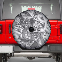 Aotearoa Maori Hei Tiki Spare Tire Cover Kiwikiwi Kowhaiwhai Puhoro Motif LT9 - Polynesian Pride