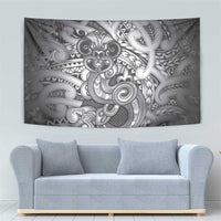 Aotearoa Maori Hei Tiki Tapestry Kiwikiwi Kowhaiwhai Puhoro Motif