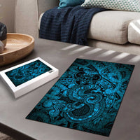 Aotearoa Maori Hei Tiki Puzzle Kikorangi Kowhaiwhai Puhoro Motif