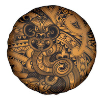 Aotearoa Maori Hei Tiki Spare Tire Cover Koura Kowhaiwhai Puhoro Motif LT9 - Polynesian Pride