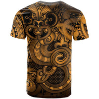 Aotearoa Maori Hei Tiki T Shirt Koura Kowhaiwhai Puhoro Motif LT9 - Polynesian Pride