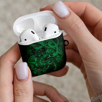 Aotearoa Maori Hei Tiki AirPods Case Kakariki Kowhaiwhai Puhoro Motif LT9 - Polynesian Pride